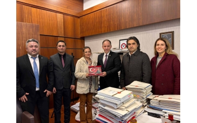 CHP Enerji ve Tabii Kaynaklar Bakanlığından sorumlu Genel Başkan Yardımcısı ve Zonguldak milletvekili Sayın Deniz Yavuzyılmaz'a TBMM'de ziyaret