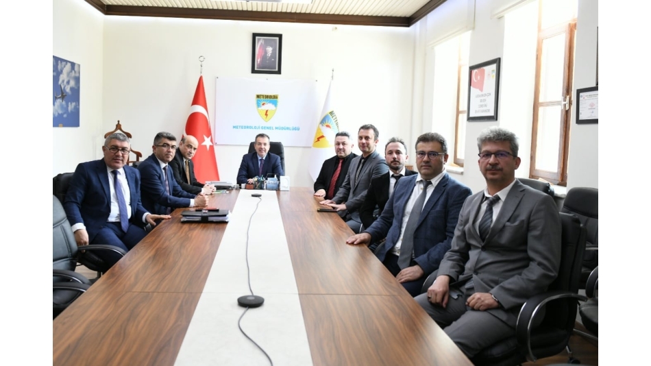 Meteoroloji Genel Müdürü Sn.Volkan Mutlu Coşku ile görüşme gerçekleştirildi