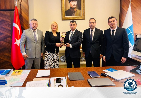 TEİAŞ Yönetim Kurulu Başkanı ve Genel Müdür Vekili Sayın Mustafa PUSTU'yu ziyaret ettik.