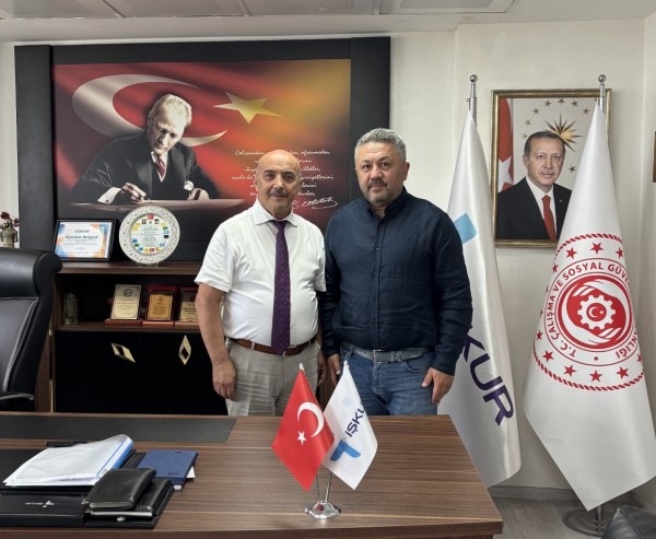 Giresun Çalışma ve İş Kurumu İl Müdürü Sayın Mustafa SARI'yı ziyaret ettik.